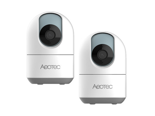 2x Aeotec Cam 360 Überwachungskamera