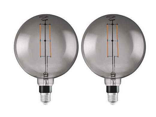 2x Ledvance Smart+ Globe Bluetooth-Glühbirne | 6 Watt | 2.500 K | E27