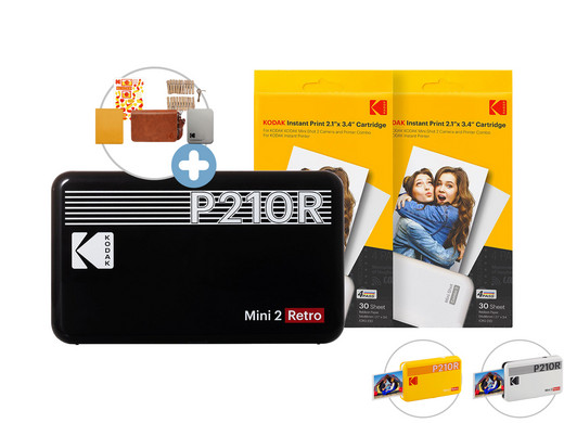Kodak Mini 2 Retro Printer + Accessoires | P210R