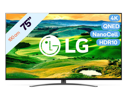 LG 75QNED816QA 75" QNED TV | 4K NanoCell | 120Hz