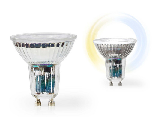 2x Nedis SmartLife LED-Reflektor WLAN | GU10 | 2700–6500 K