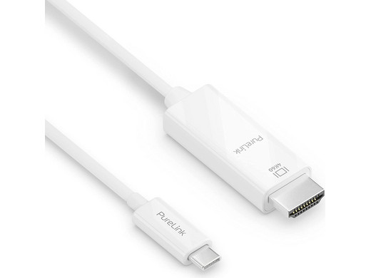 Purelink Kabel HDMI auf USB-C | iSeries | 1 Meter | Weiß