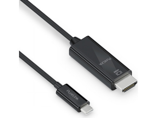 Purelink Kabel HDMI auf USB-C | iSeries | 1 Meter | Schwarz