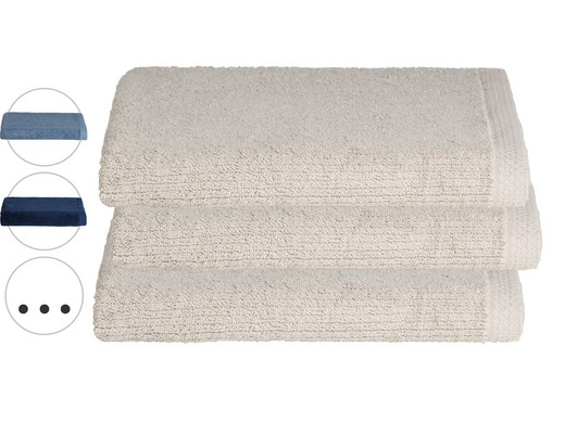 3x ręcznik kąpielowy Seahorse Ridge | 70 x 140 cm