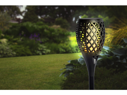 2x dreamled solar flame tuinlamp