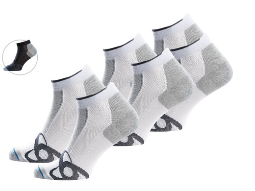 3x Odlo Light Low Socken mit Geruchskontrolle